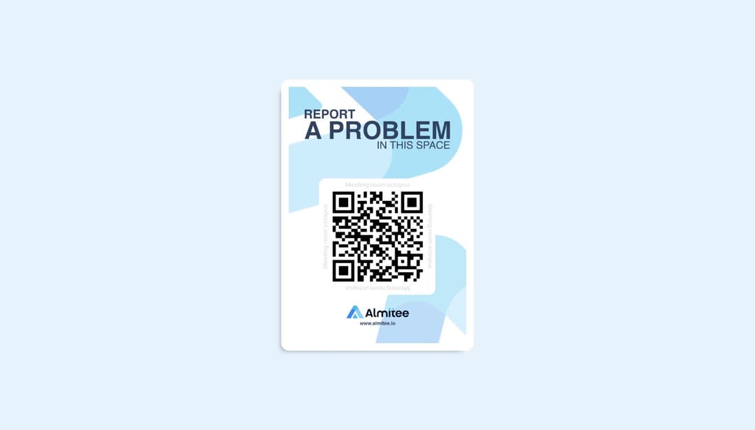 Almitee QR code sticker