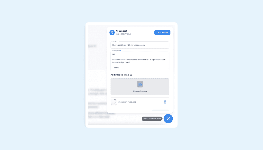 AI Chatbot ticket